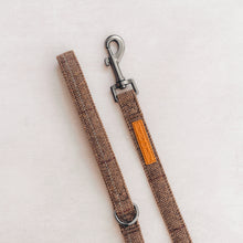 Load image into Gallery viewer, Tweed Dog Lead | Brown Herringbone - Charlie and Millie Co