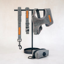 Load image into Gallery viewer, Tweed Dog Harness | Grey Herringbone - Charlie and Millie Co