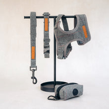Load image into Gallery viewer, Tweed Poo Bag Holder | Grey Herringbone - Charlie and Millie Co