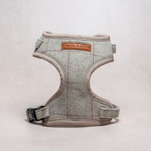 Load image into Gallery viewer, Tweed Dog Harness | Stone Herringbone - Charlie and Millie Co