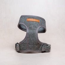Load image into Gallery viewer, Tweed Dog Harness | Grey Herringbone - Charlie and Millie Co