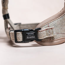 Load image into Gallery viewer, Tweed Dog Harness | Stone Herringbone - Charlie and Millie Co