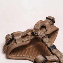 Load image into Gallery viewer, Tweed Adjustable Dog Harness | Brown Herringbone - Charlie and Millie Co