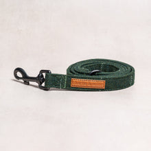 Load image into Gallery viewer, Tweed Dog Lead | Forest Green Herringbone - Charlie and Millie Co
