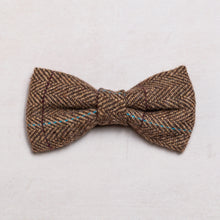 Load image into Gallery viewer, Tweed Bow Tie | Brown Herringbone - Charlie and Millie Co