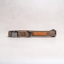 Load image into Gallery viewer, Tweed Dog Collar | Brown Herringbone - Charlie and Millie Co