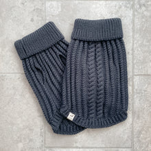 Load image into Gallery viewer, Chunky Knit Dog Jumper | Charcoal Grey - Charlie and Millie Co