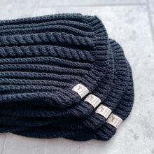 Load image into Gallery viewer, Chunky Knit Dog Jumper | Black - Charlie and Millie Co