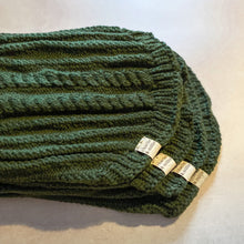 Load image into Gallery viewer, Chunky Knit Dog Jumper | Forest Green - Charlie and Millie Co