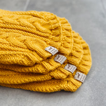 Load image into Gallery viewer, Chunky Knit Dog Jumper | Mustard - Charlie and Millie Co