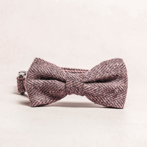 Tweed Bow Tie | Port Herringbone - Charlie and Millie Co