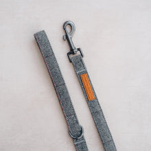 Load image into Gallery viewer, Tweed Dog Lead | Grey Herringbone - Charlie and Millie Co
